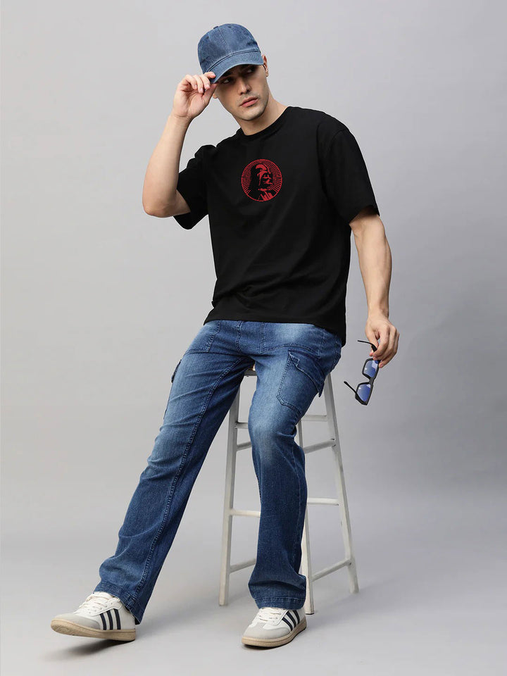 Join the Empire Defeat the Rebel Graphic Oversized T-Shirt