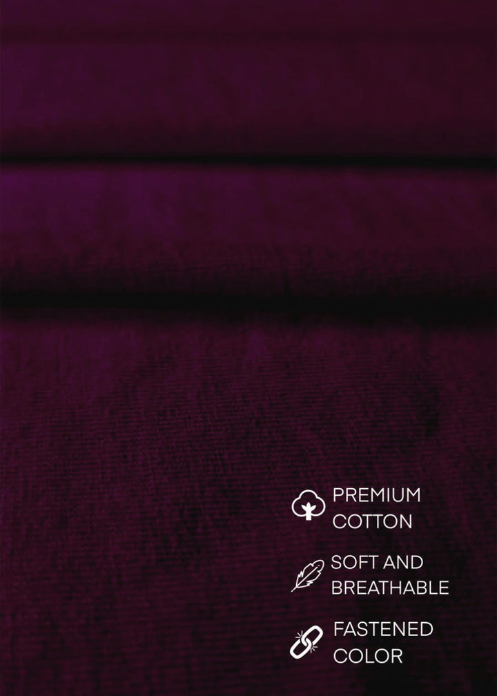 INDIA TRAVEL– Burgundy Memories in Pure Cotton