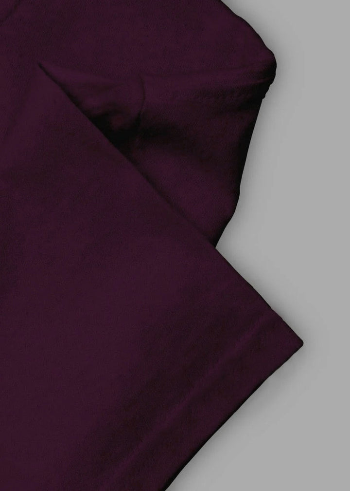 INDIA TRAVEL– Burgundy Memories in Pure Cotton