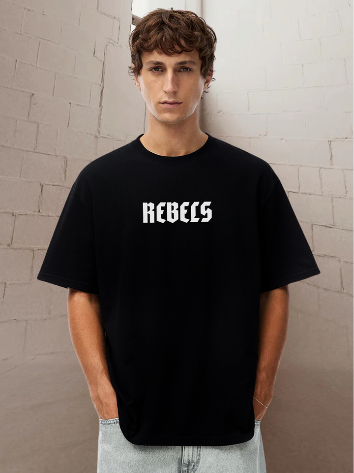 REBELS ANARCHY BLACK TEE – For Those Who Rewrite the Rules