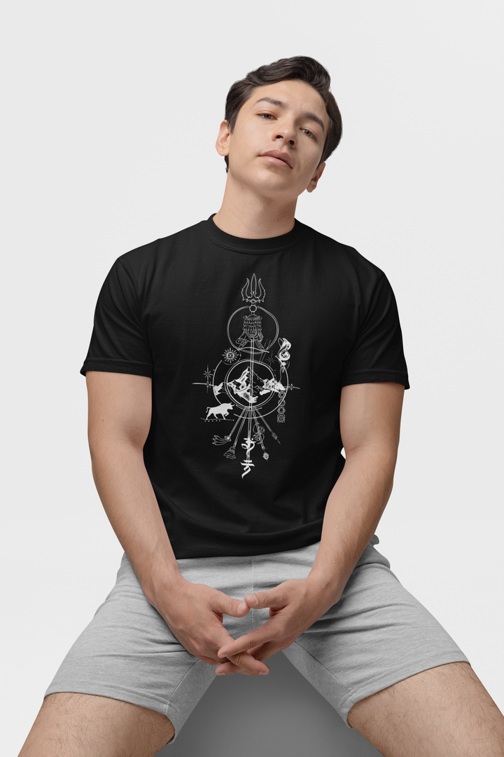 SHIVA'S COSMOS TEE – Divine Energy in Every Thread