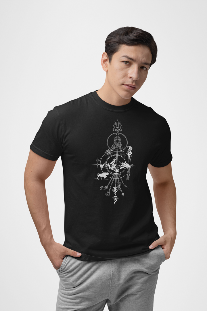 SHIVA'S COSMOS TEE – Divine Energy in Every Thread