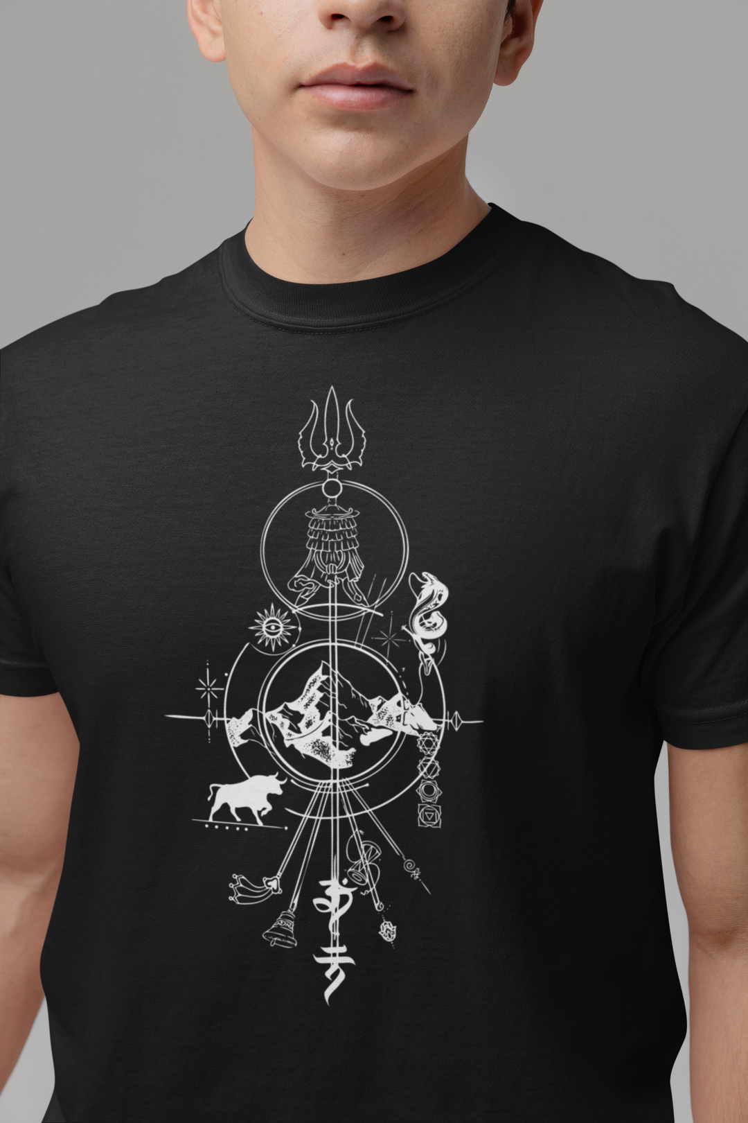 SHIVA'S COSMOS TEE – Divine Energy in Every Thread