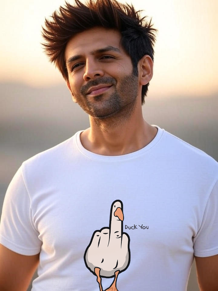 "DUCK YOU" TEE – Kartik Aryan’s Viral Attitude Tee