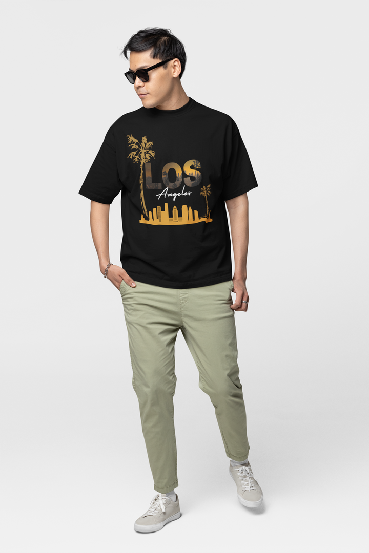 LOS ANGELES TEE – Sunset Dreams in Oversized Comfort