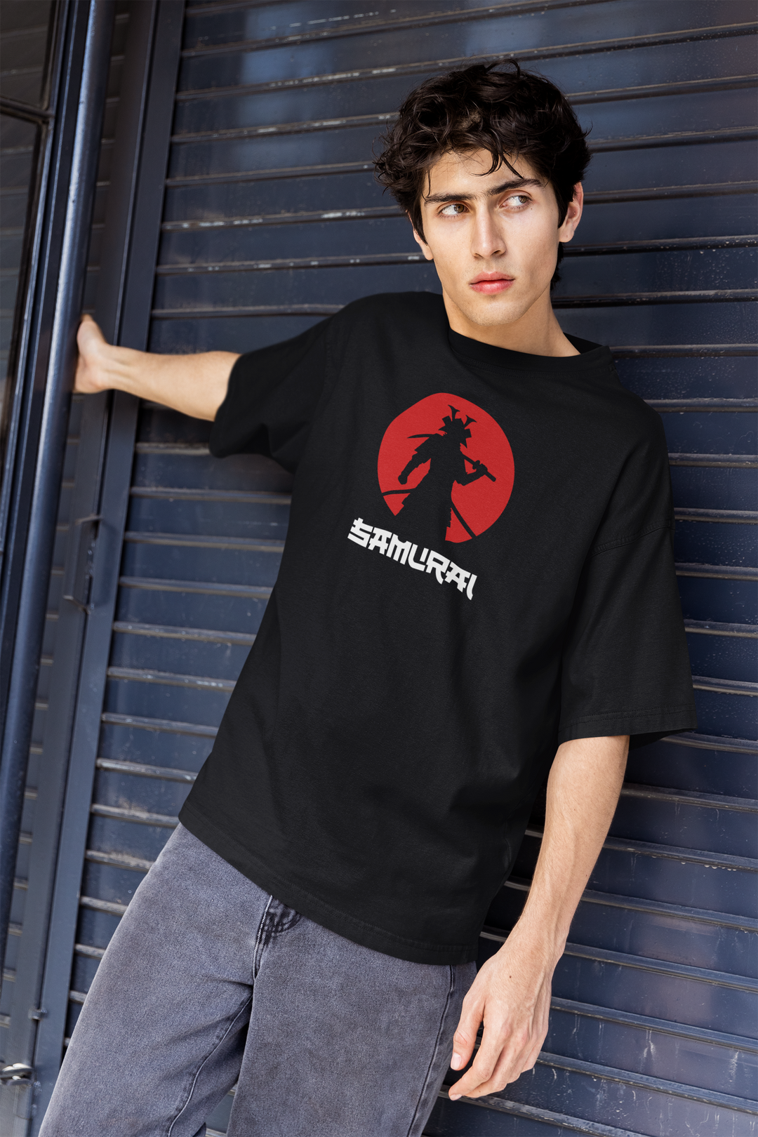 SAMURAI OVERSIZED TEE – Bold Warrior Spirit