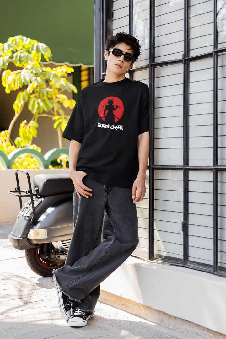 SAMURAI OVERSIZED TEE – Bold Warrior Spirit