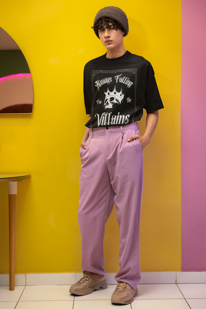 VILLAIN ERA TEE – Dark Charm in Oversized Comfort