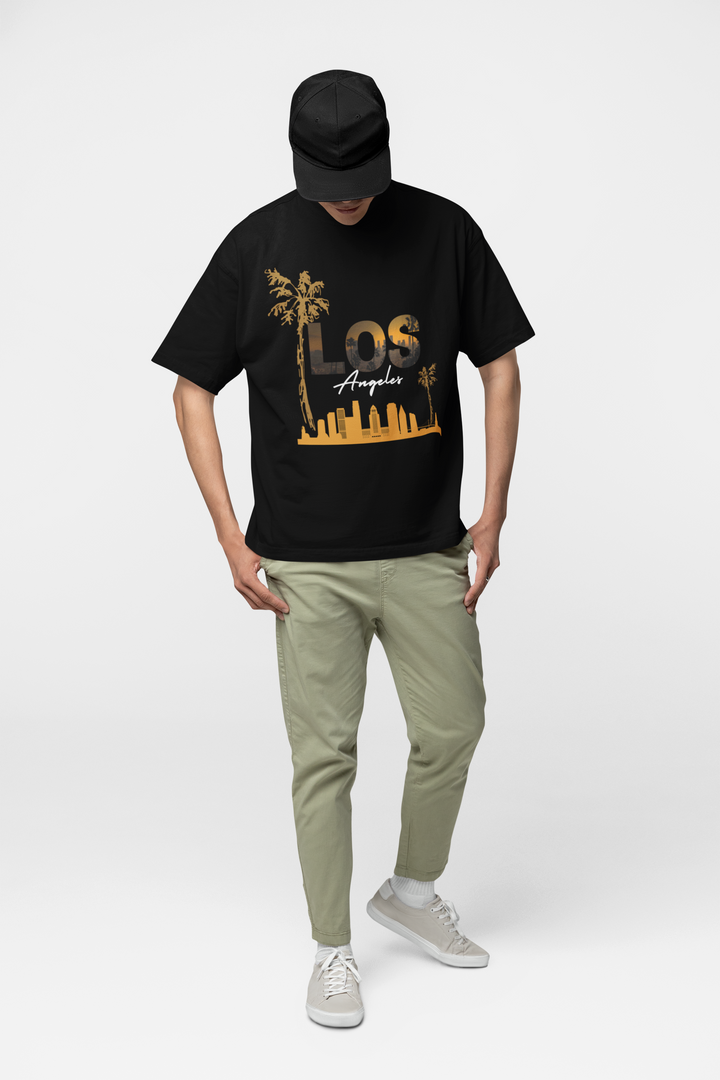LOS ANGELES TEE – Sunset Dreams in Oversized Comfort