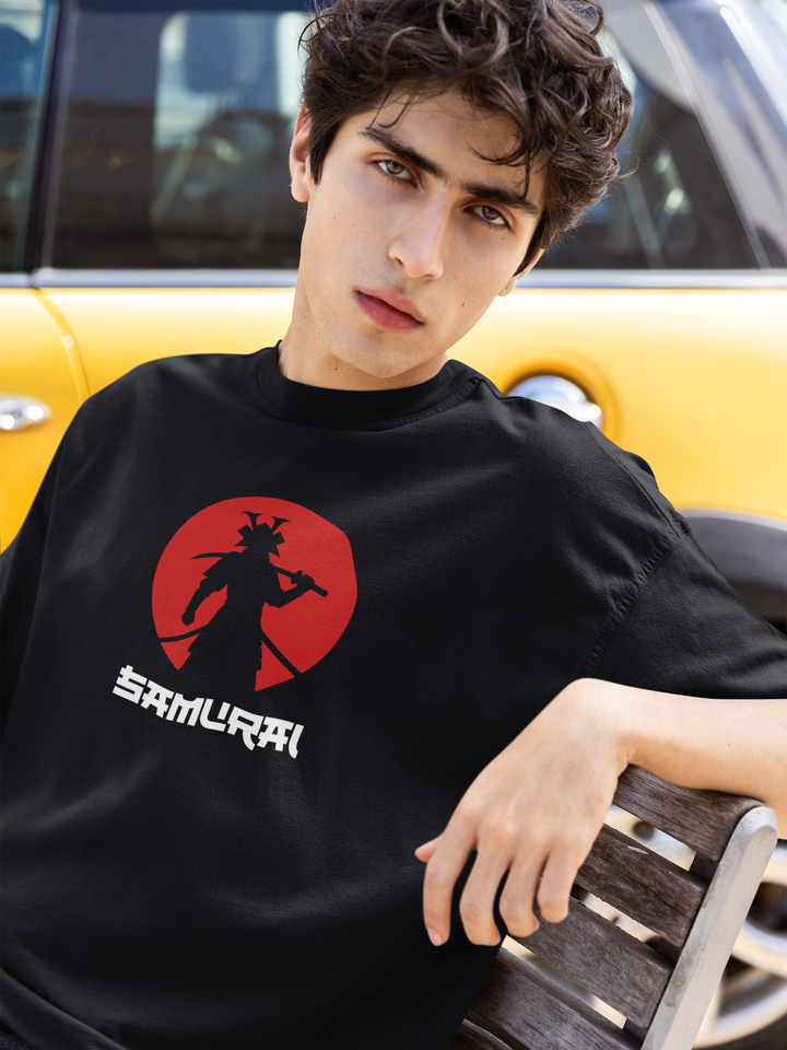 SAMURAI OVERSIZED TEE – Bold Warrior Spirit