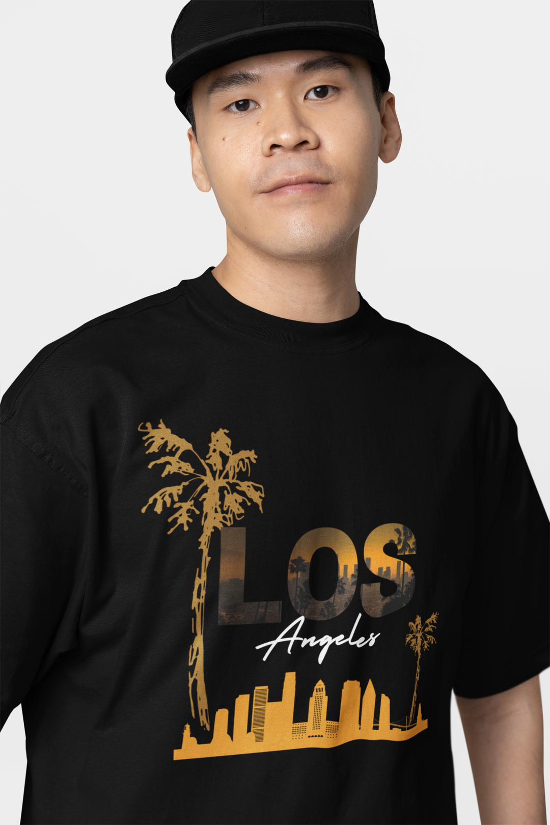 LOS ANGELES TEE – Sunset Dreams in Oversized Comfort