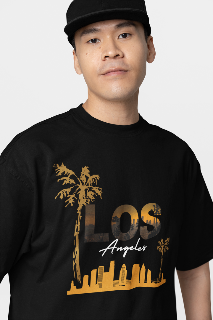 LOS ANGELES TEE – Sunset Dreams in Oversized Comfort