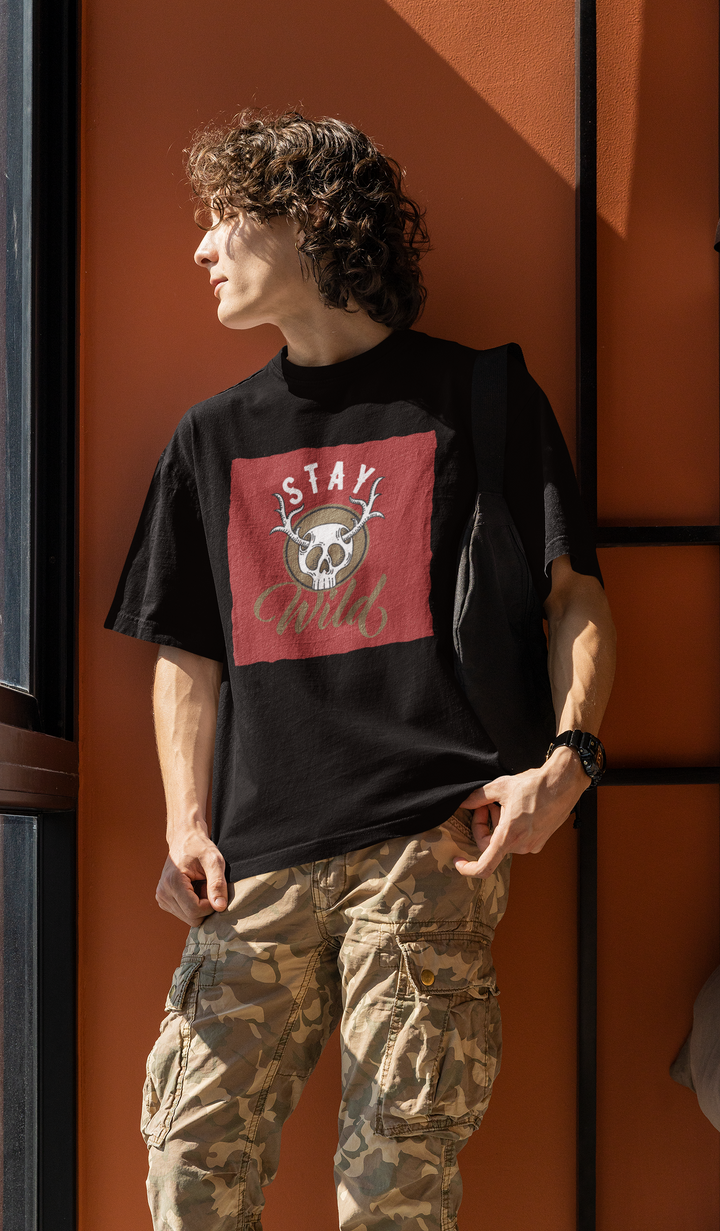 WILD BONES TEE – Untamed in Oversized Comfort