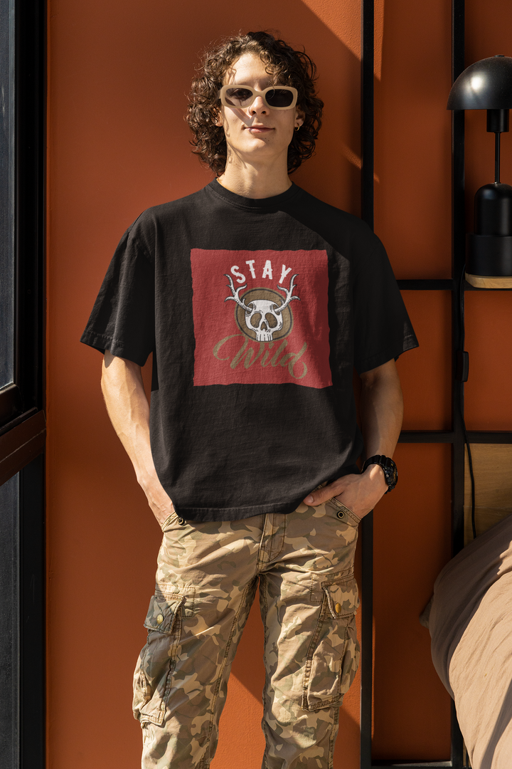 WILD BONES TEE – Untamed in Oversized Comfort