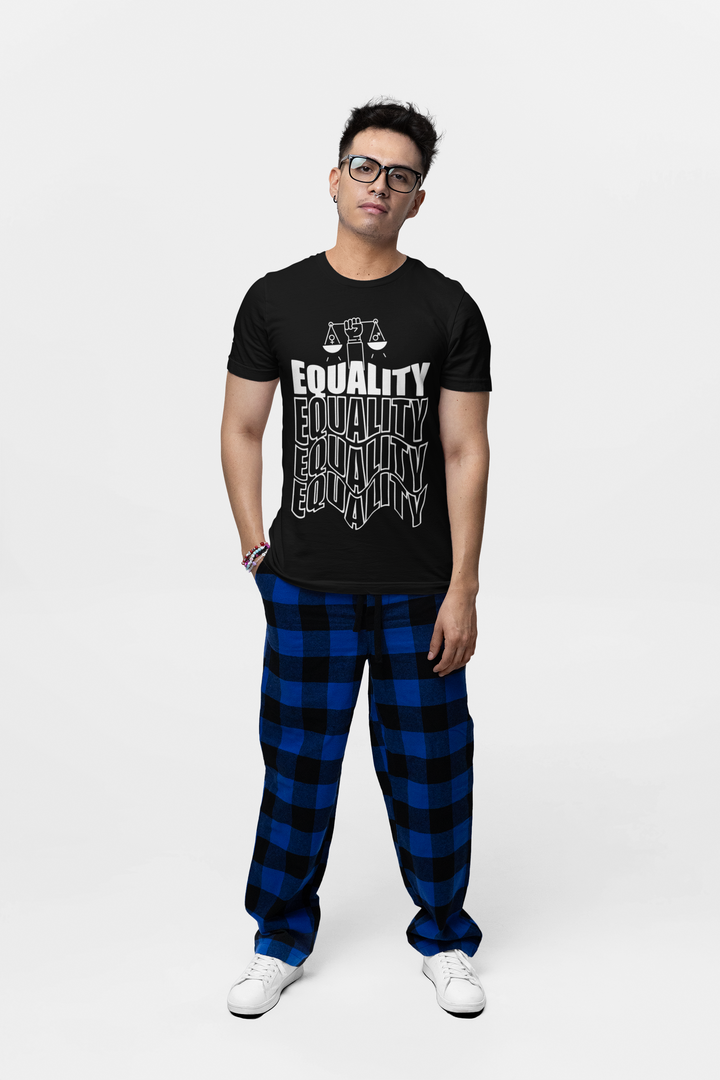 EQUALITY SHADOW TEE – Minimalist Black Statement