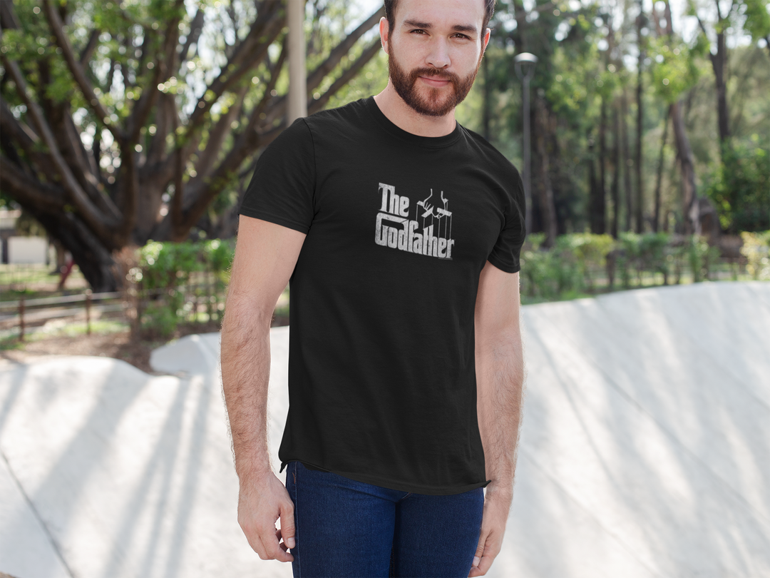 THE GODFATHER CLASSIC TEE – Timeless Black & Iconic Style