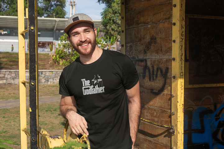 THE GODFATHER CLASSIC TEE – Timeless Black & Iconic Style