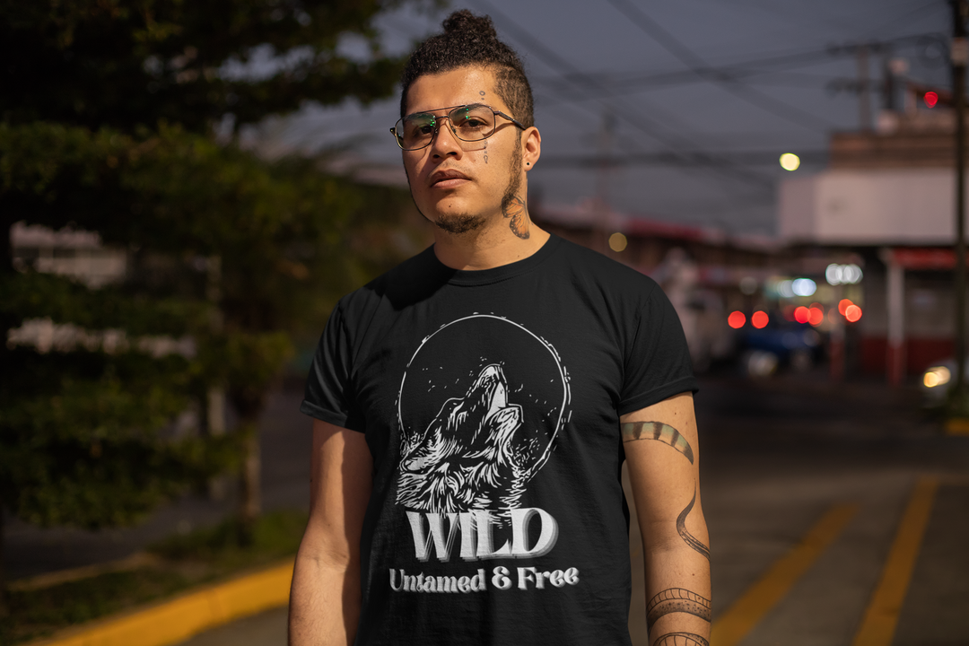 UNCHAINED WOLF TEE – Midnight Wild & Free