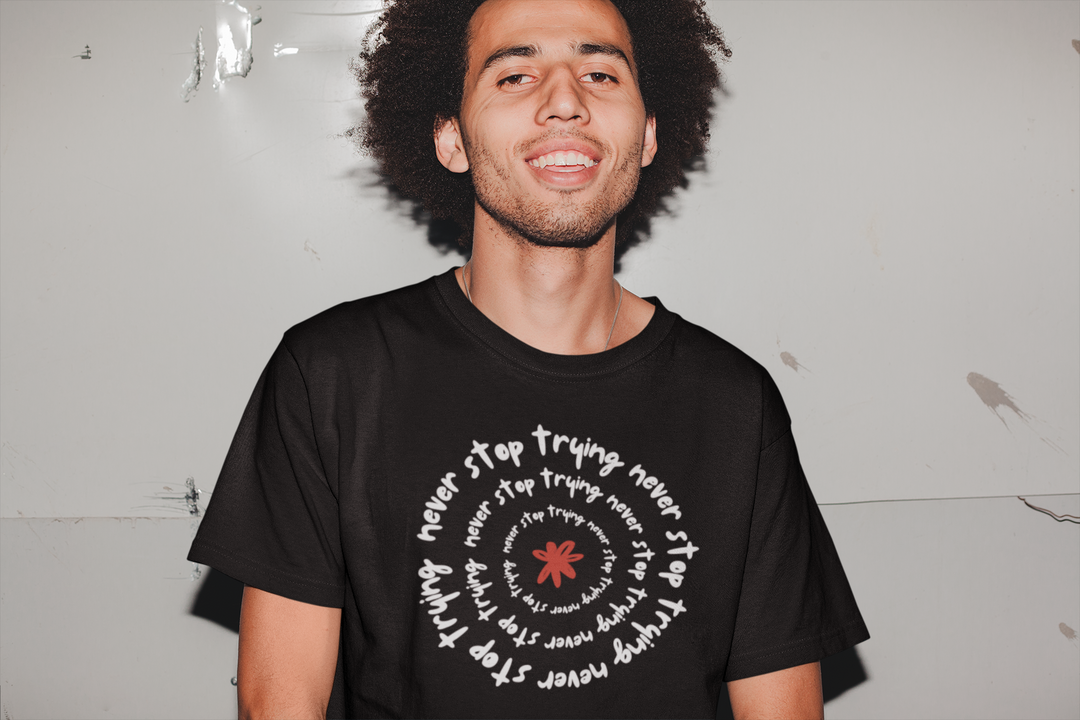 PERSISTENCE CIRCLE TEE – Keep Going, Always