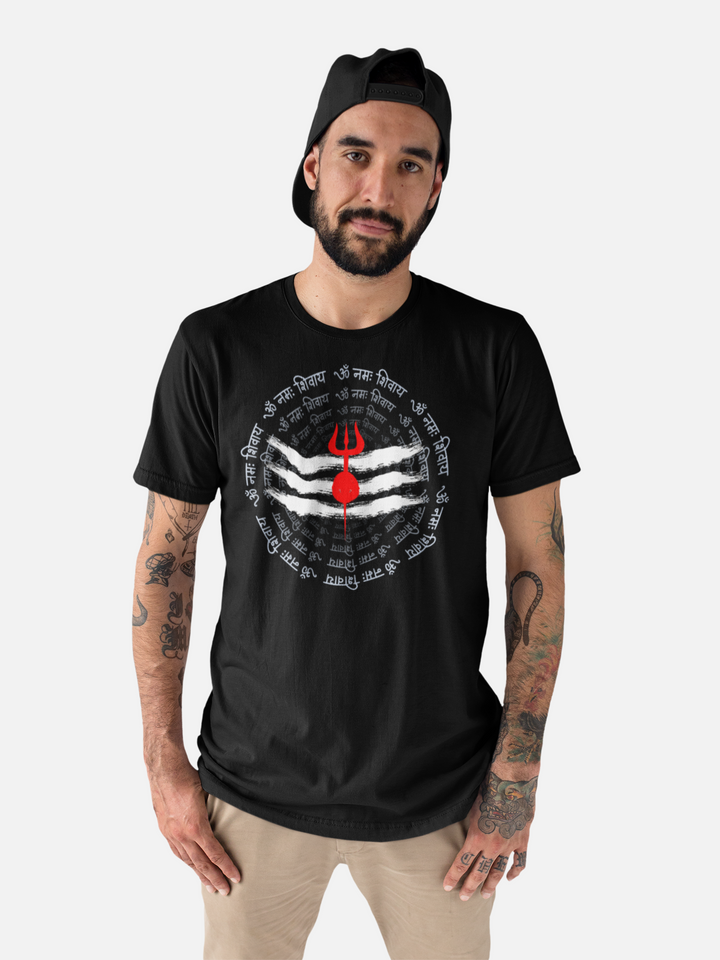 OM NAMAH SHIVAY TEE – Sacred Black & Divine Devotion