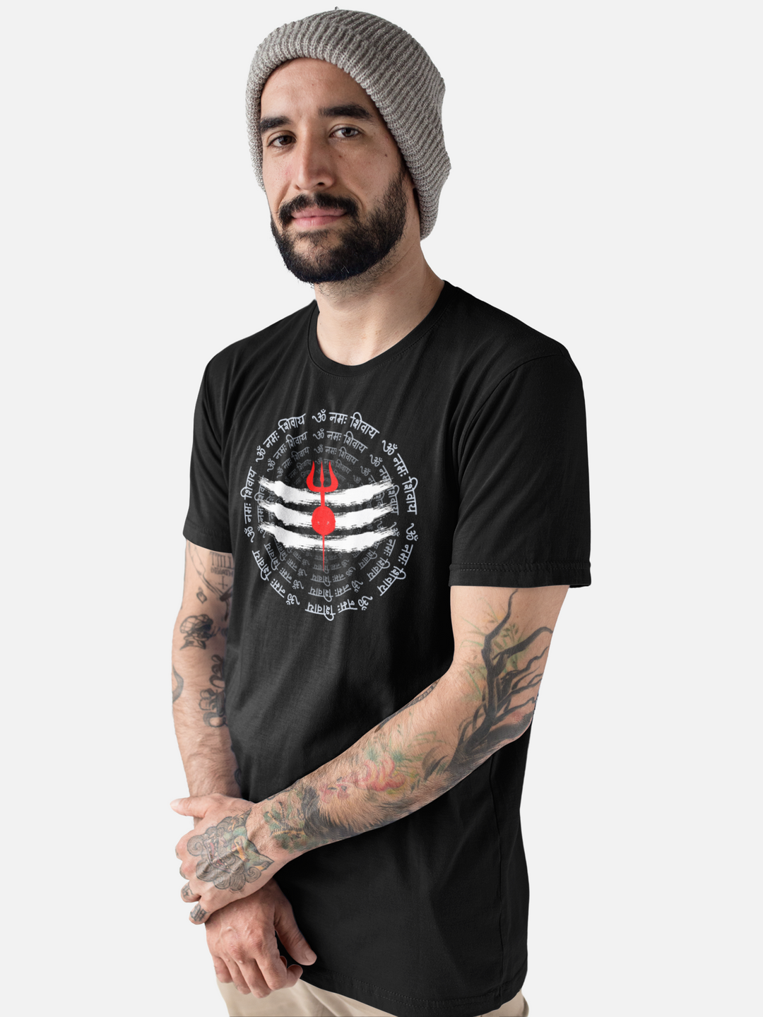 OM NAMAH SHIVAY TEE – Sacred Black & Divine Devotion